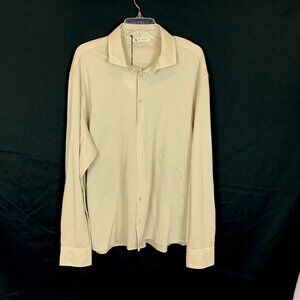NWT Piacenza 1733 Mens Size 3XL or 5XL Pique Knit Italian Cotton Button Up Shirt
